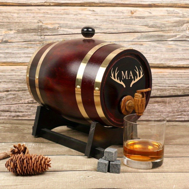 Personalized Engraved Whiskey Barrel