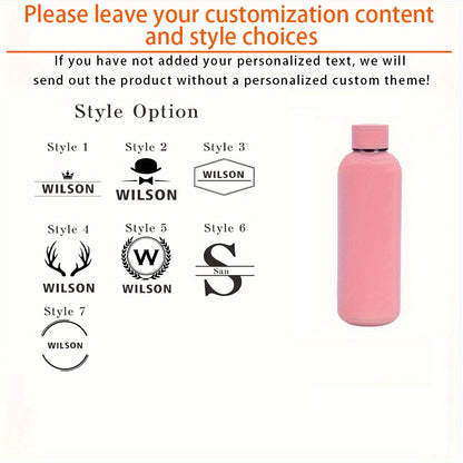 Personalized Stainless Steel Insulated Water Bottle