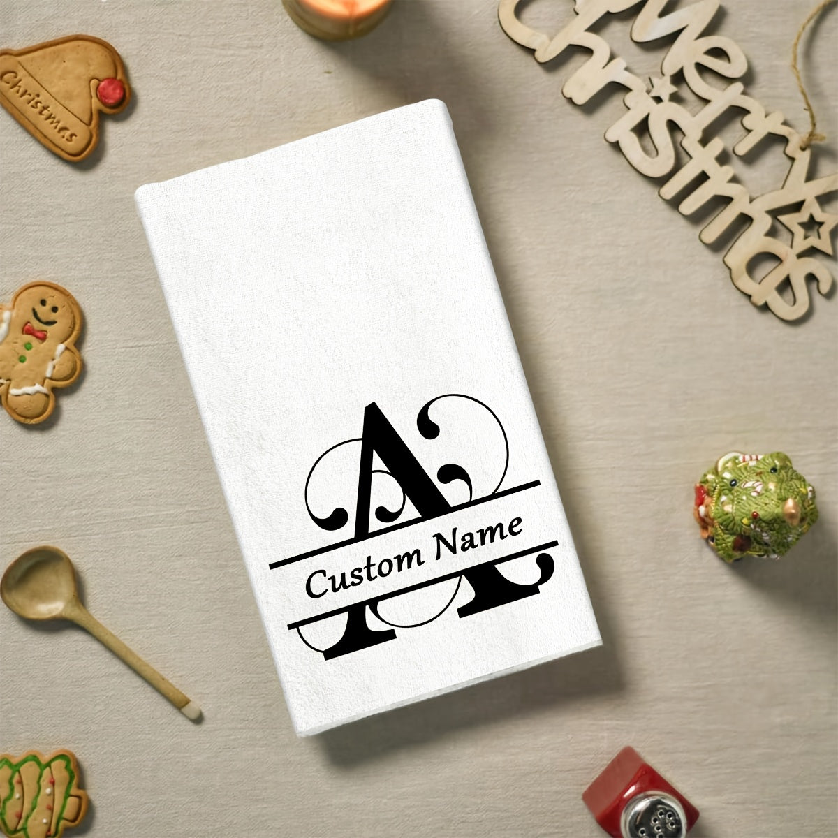 Personalized Name Kitchen Towels - 2pcs