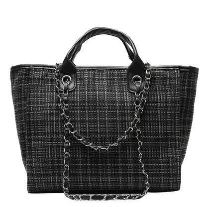 Custom Monogram Name Canvas Tote Bag