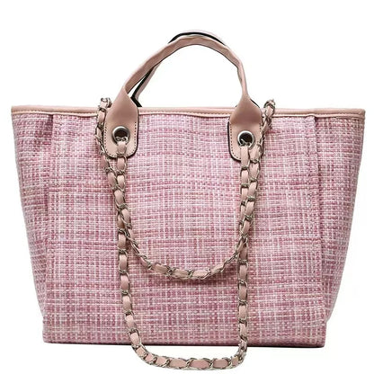Custom Monogram Name Canvas Tote Bag