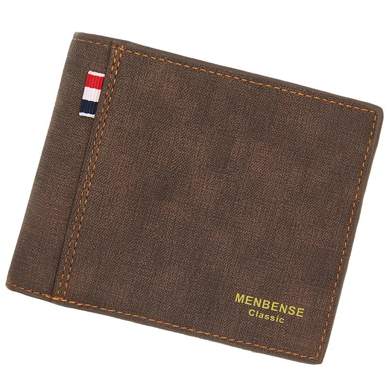 Picture Engraved Bifold PU Leather Wallet