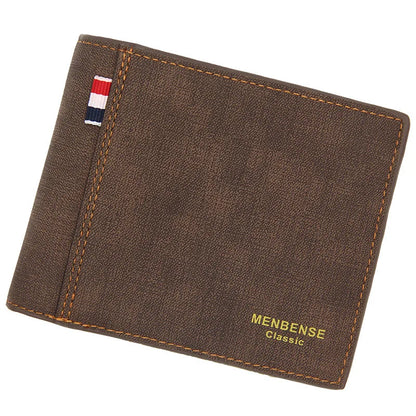 Picture Engraved Bifold PU Leather Wallet