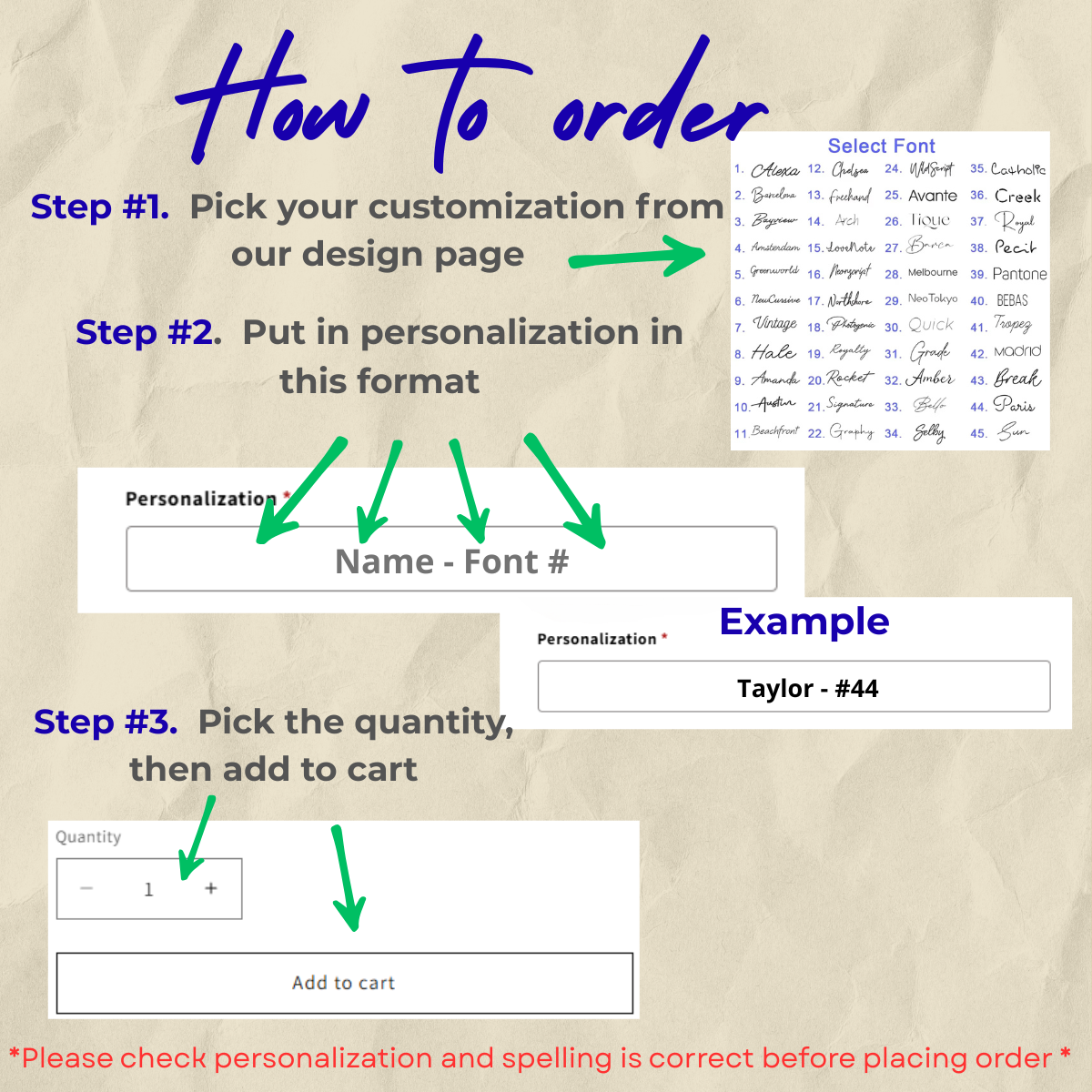 Neon Sign  How to Order Specific Fonts
