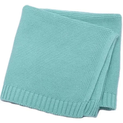 Personalized Name Baby Blanket Embroidered Name Knit