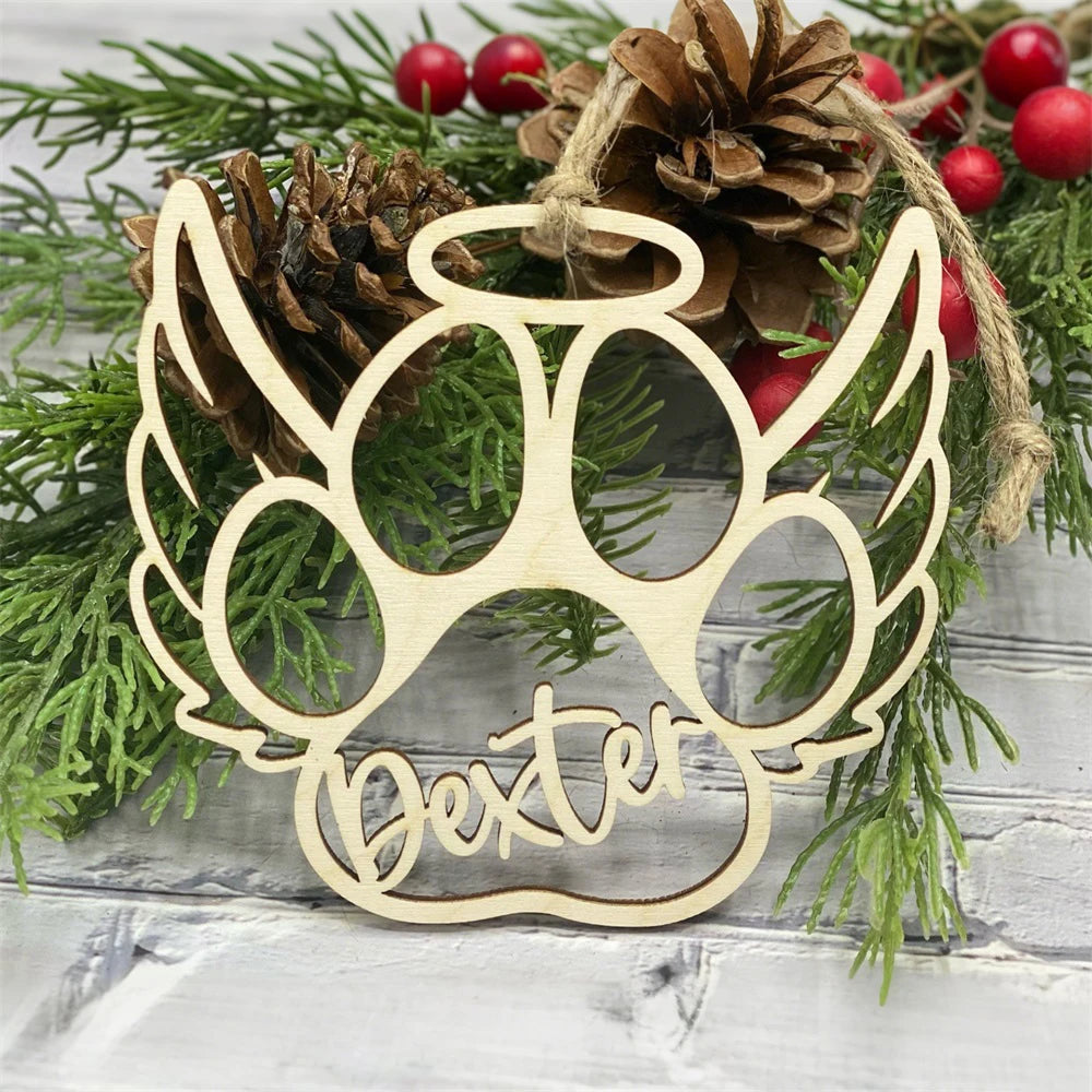 Personalized Christmas Pet Name Ornament