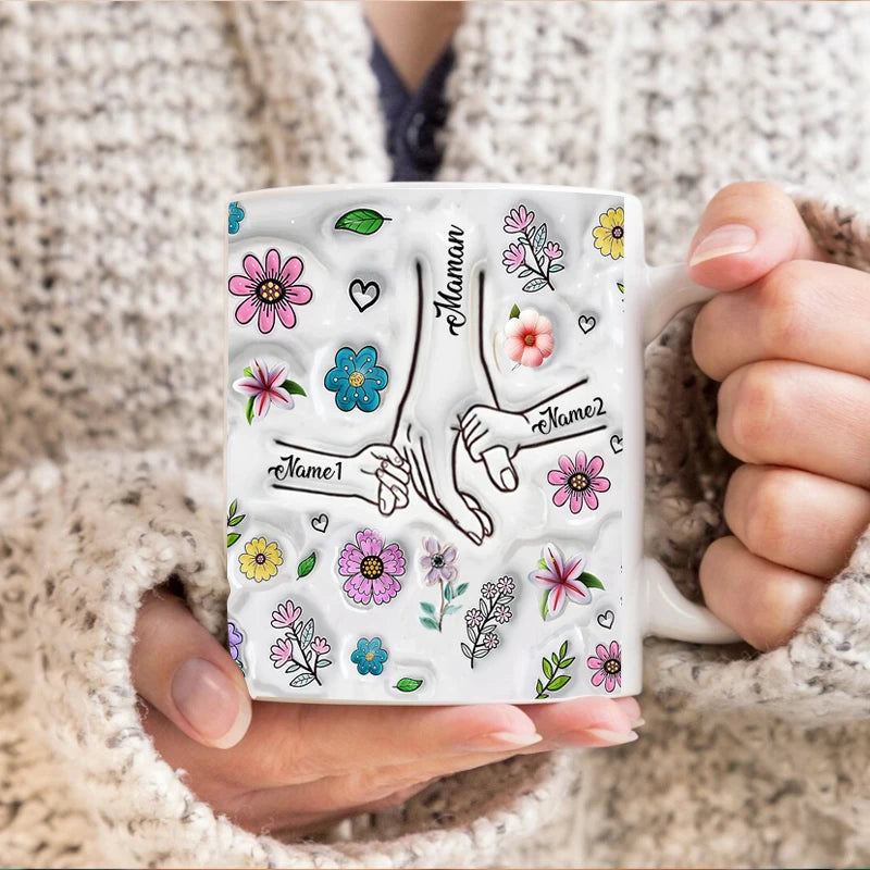 Personalized Mom & Kids Name Mug