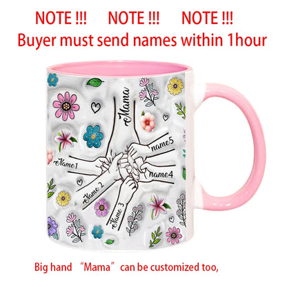 Personalized Mom & Kids Name Mug