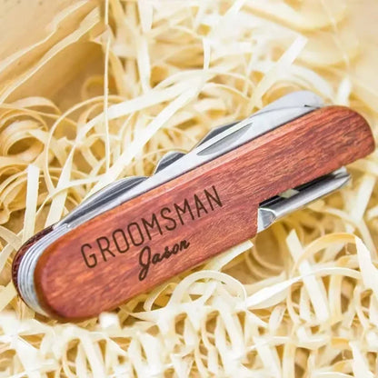 Name Laser Engraved Multi Use Pocket Tool