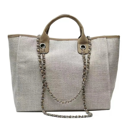 Custom Monogram Name Canvas Tote Bag