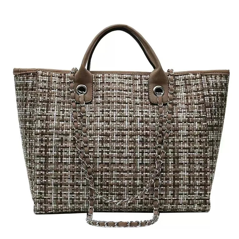 Custom Monogram Name Canvas Tote Bag