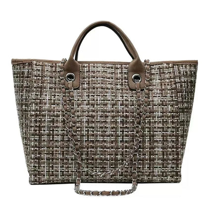 Custom Monogram Name Canvas Tote Bag