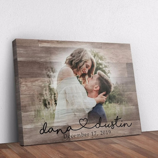 Custom Photo Printed on Wood Slice Art