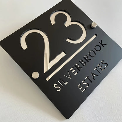 Personalized  Address Sign Outdoor