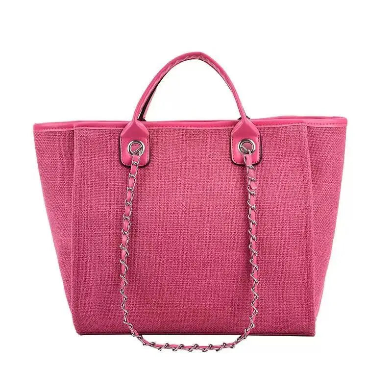 Custom Monogram Name Canvas Tote Bag