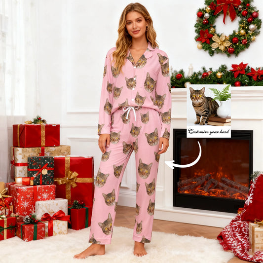 Personalized photo ladies pajama set