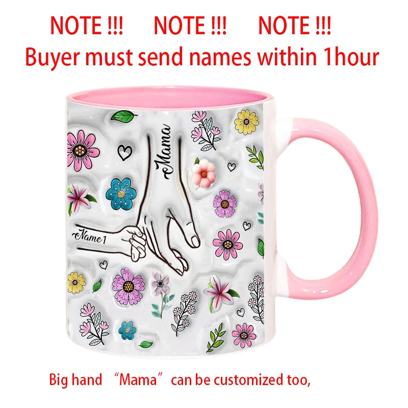 Personalized Mom & Kids Name Mug
