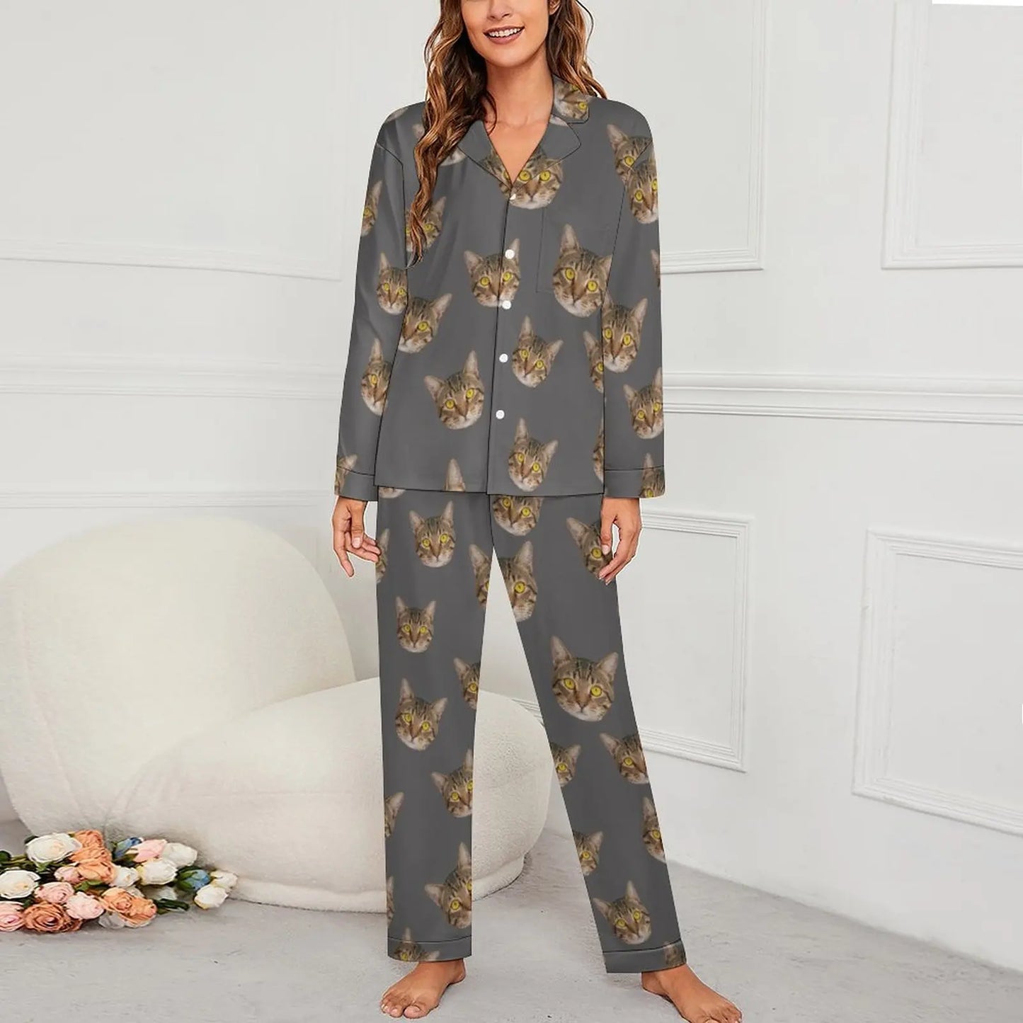 Personalized photo ladies pajama set