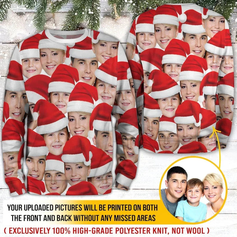 Customize photo  Christmas Sweater