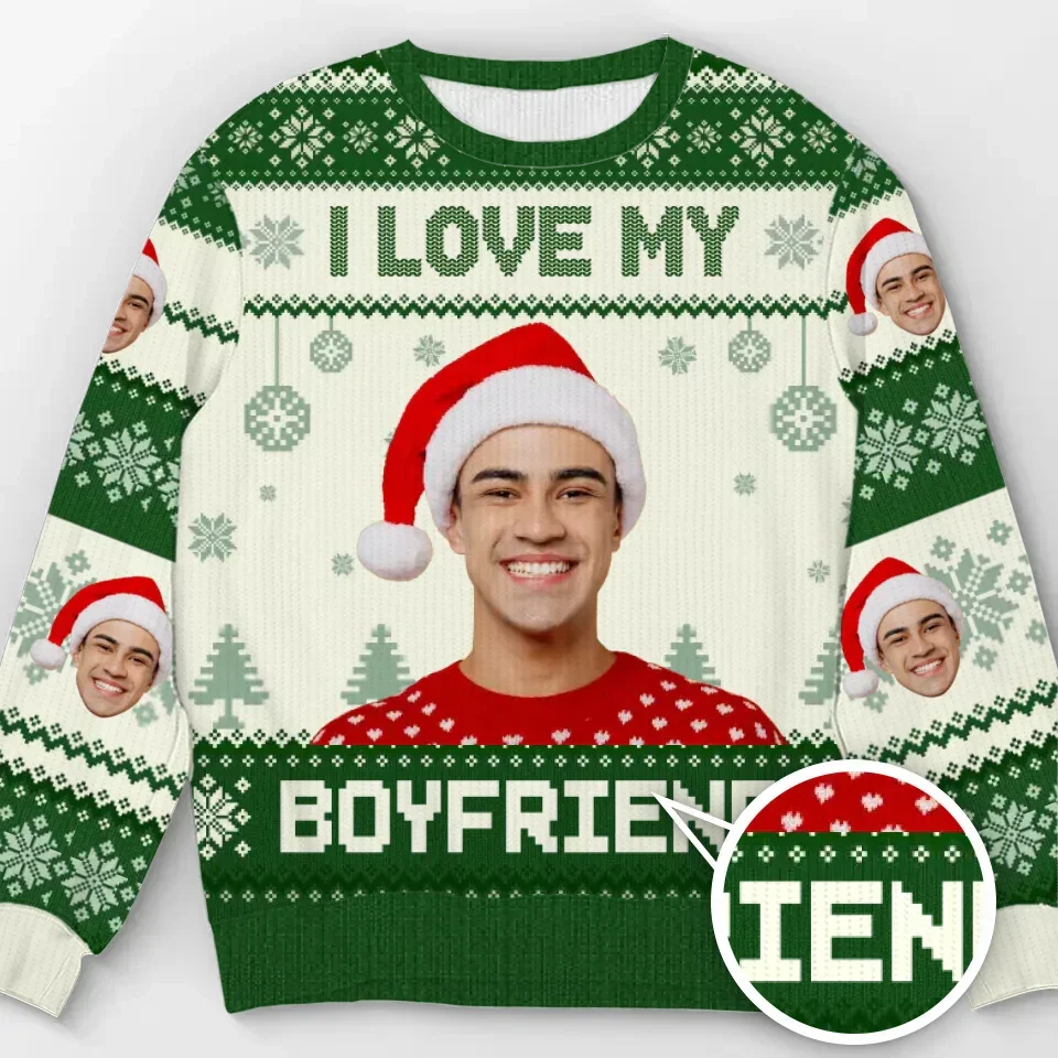 Customize photo  Christmas Sweater