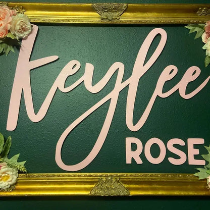 Personalized Wooden Name Sign