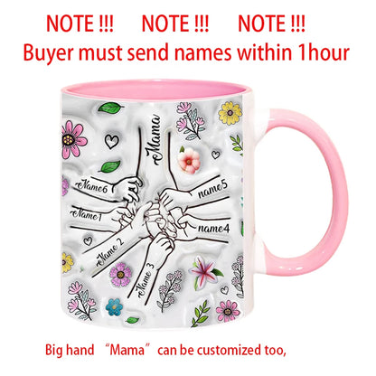 Personalized Mom & Kids Name Mug