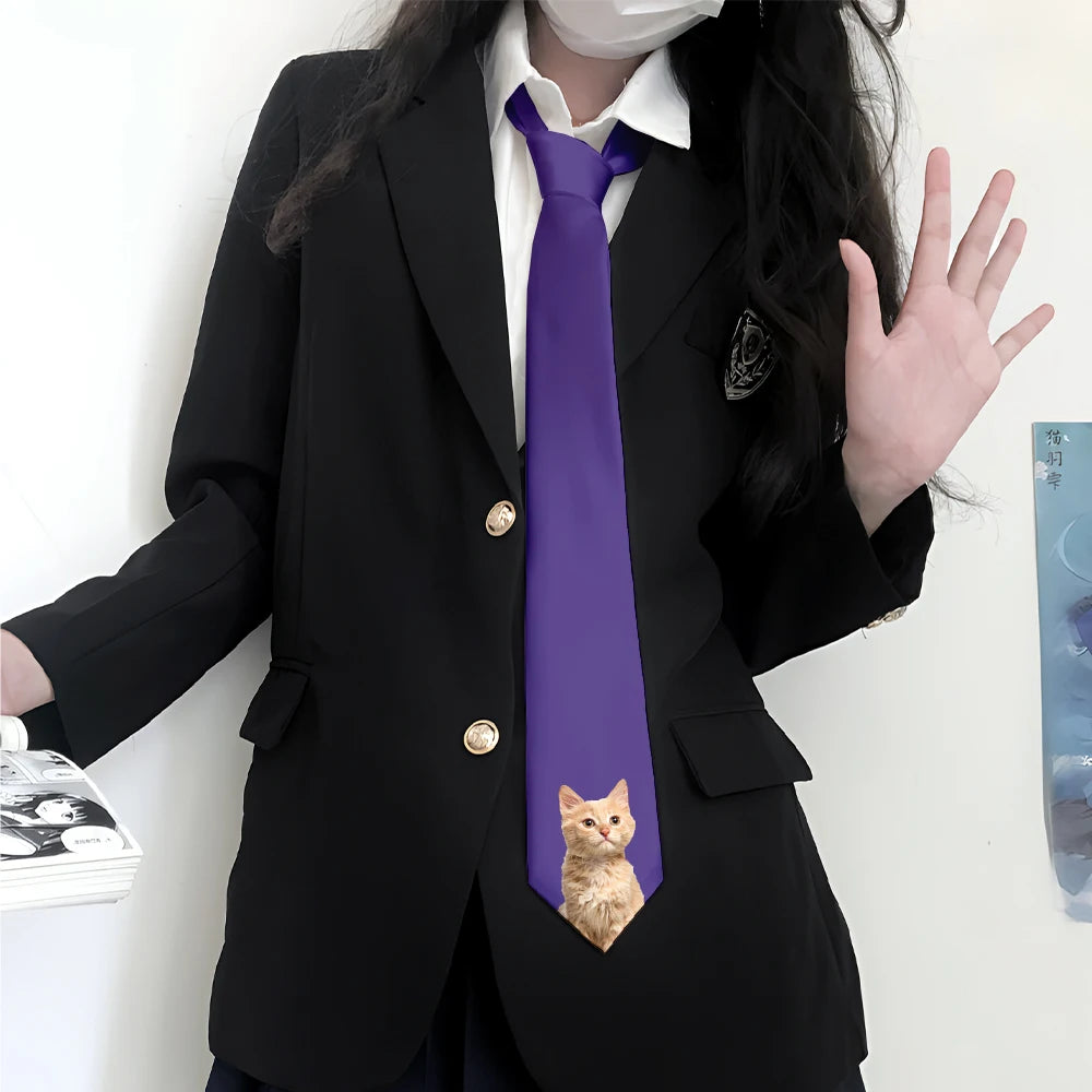 Customized pet photo on tie