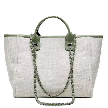 Custom Monogram Name Canvas Tote Bag