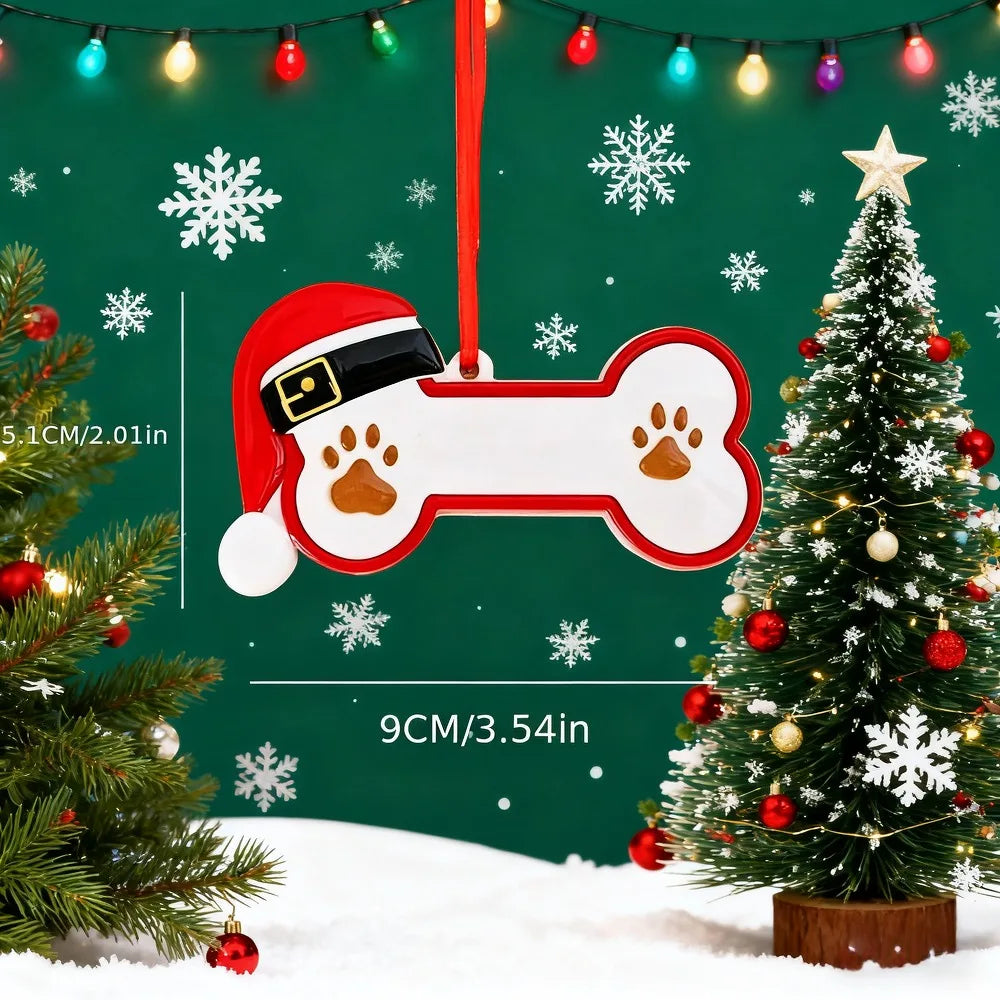 Personalized Dog Name Christmas Ornament