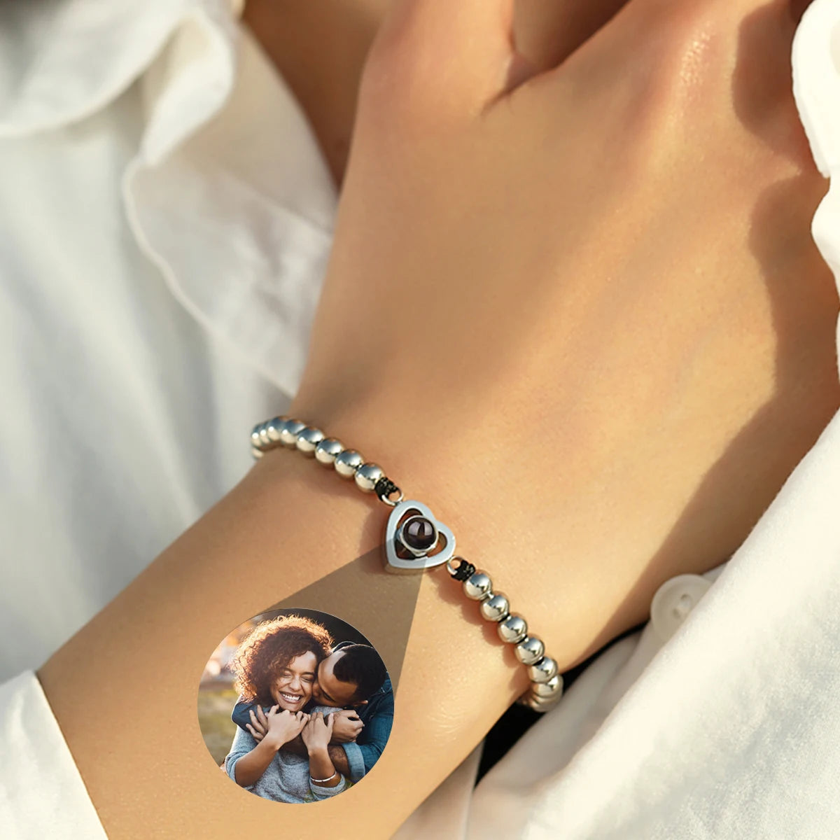 Personalized Photo Projection Bracelet