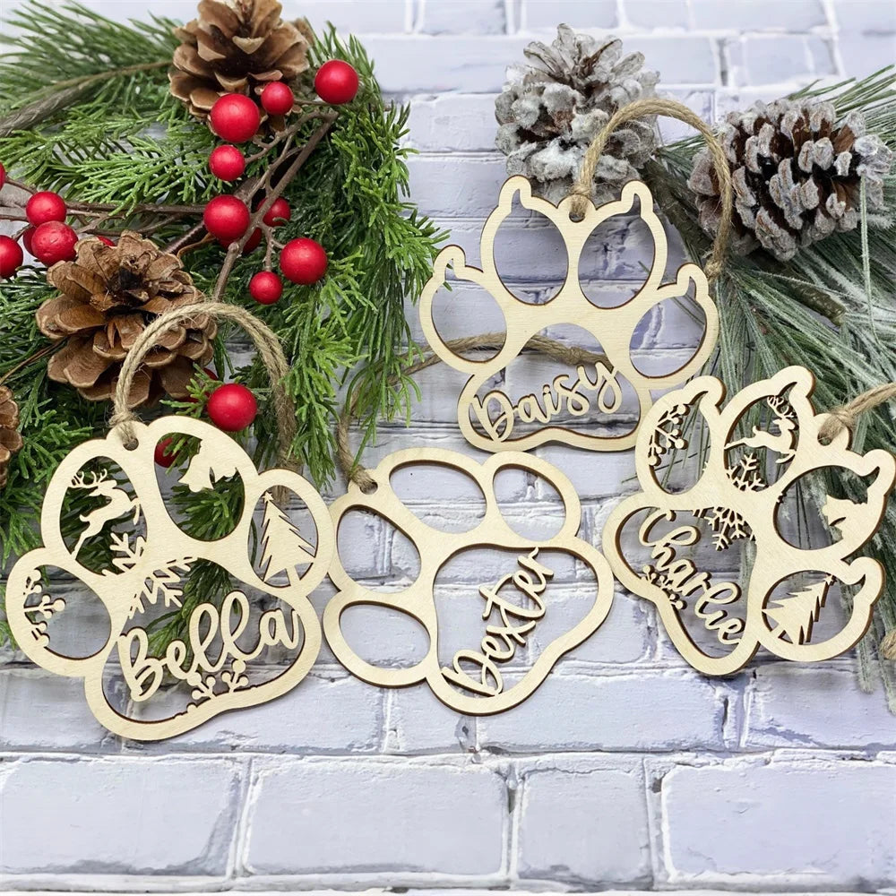 Personalized Christmas Pet Name Ornament