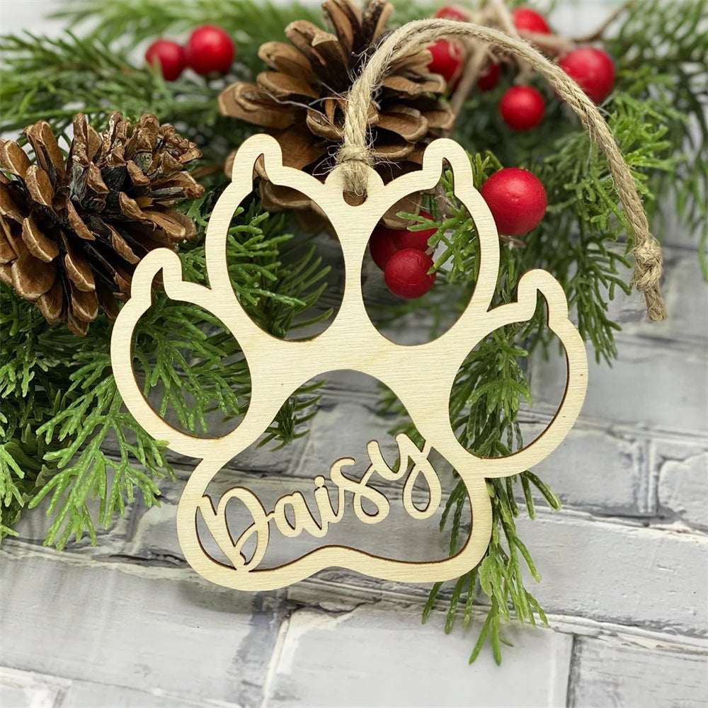 Personalized Christmas Pet Name Ornament