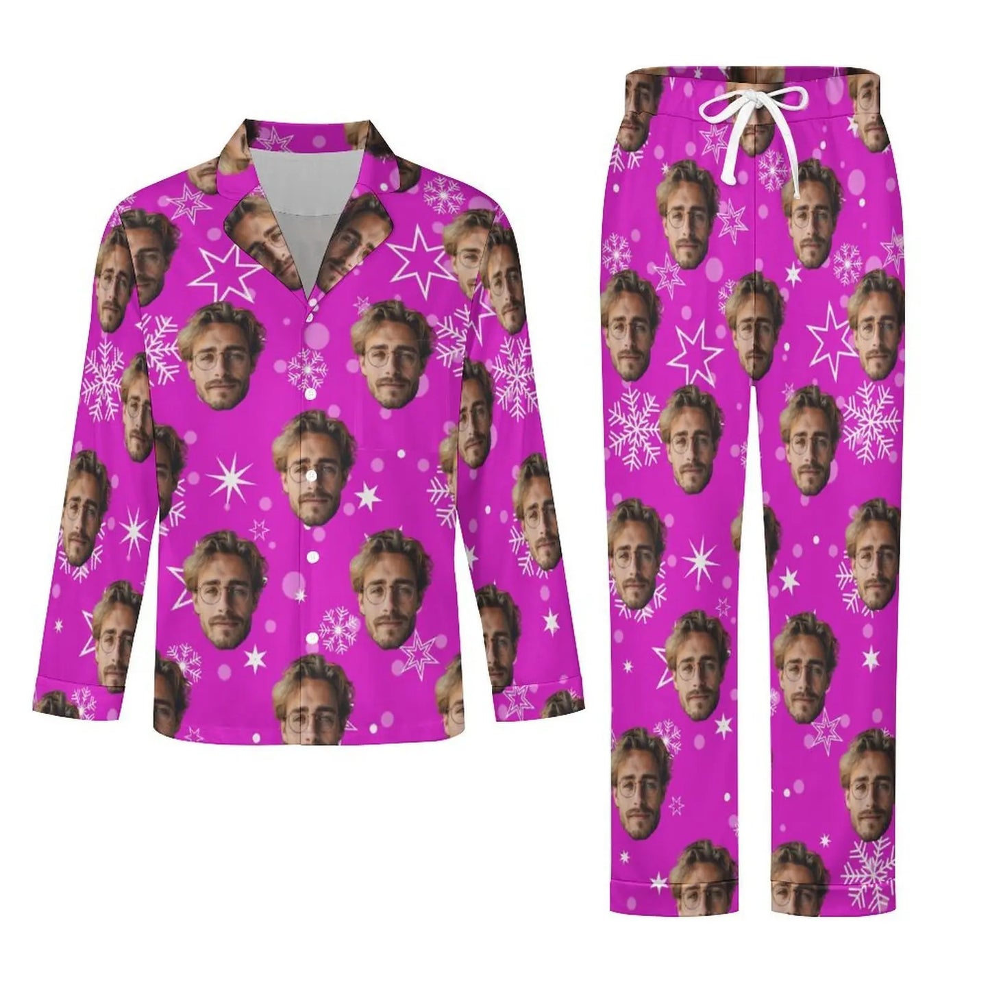 Custom Face Photo Pajama Set