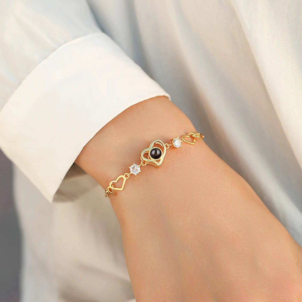 Personalized Photo Projection Bracelet