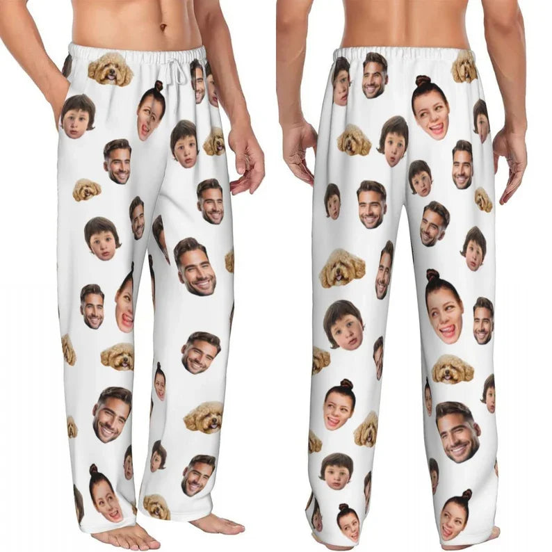 Custom Pajama Pants With Face