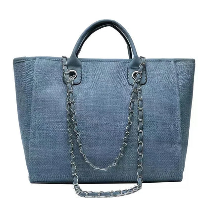 Custom Monogram Name Canvas Tote Bag