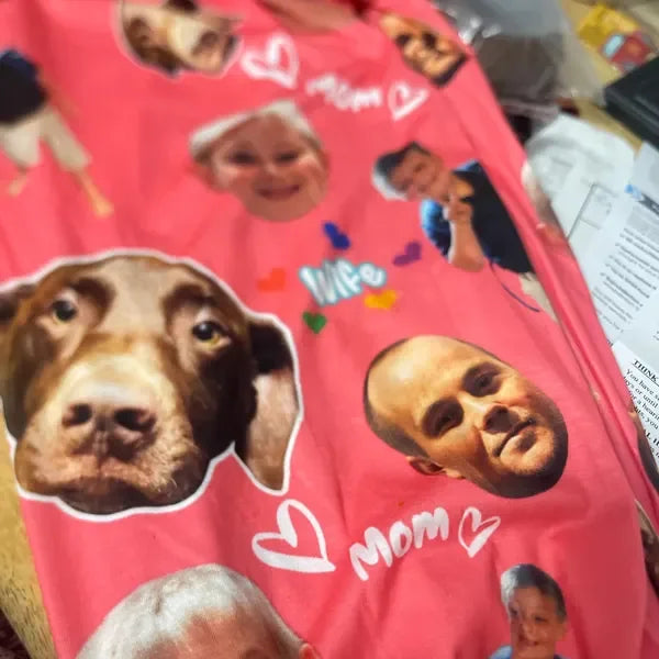 Custom Pajama Pants With Face