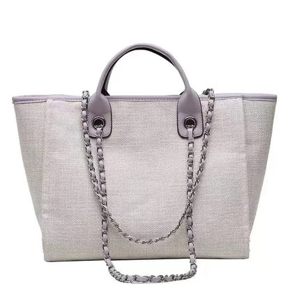 Custom Monogram Name Canvas Tote Bag