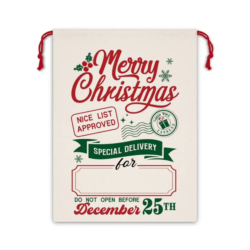 Personalized Name Christmas Santa Sack/Bag