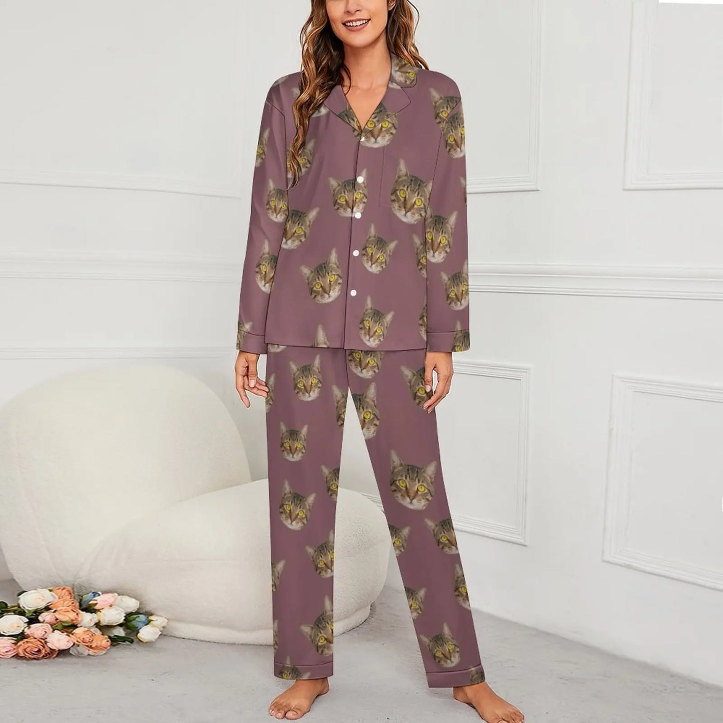 Personalized photo ladies pajama set