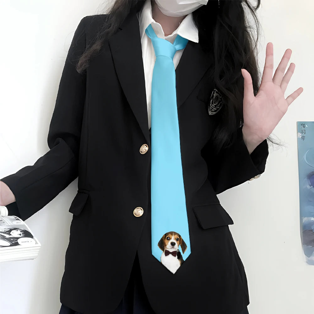 Customized pet photo on tie