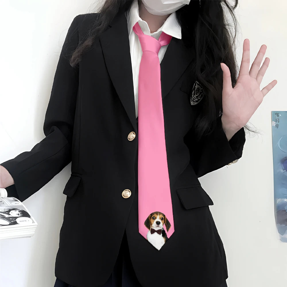 Customized pet photo on tie