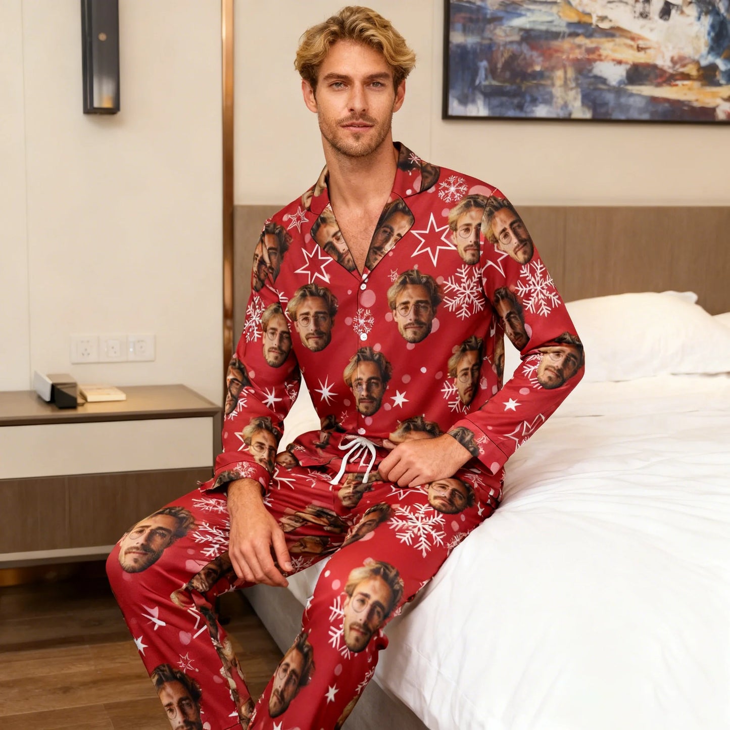 Custom Face Photo Pajama Set