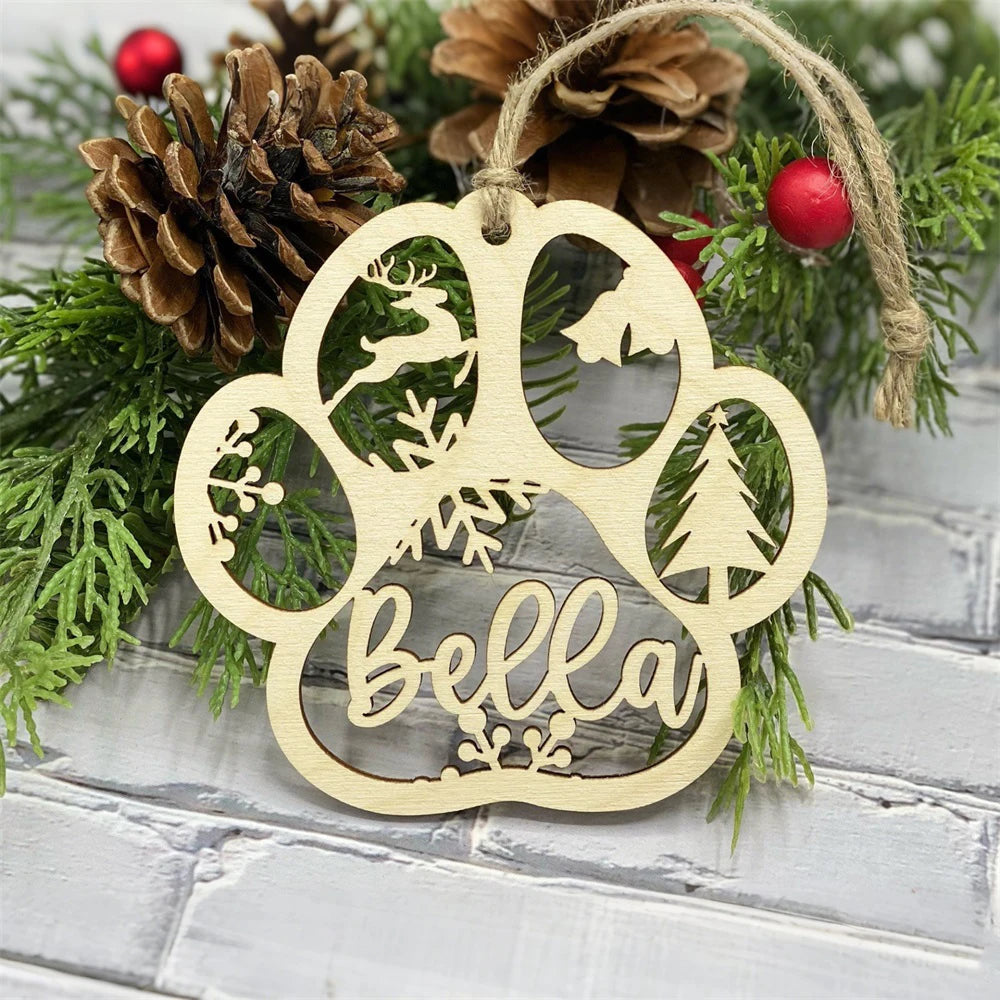 Personalized Christmas Pet Name Ornament