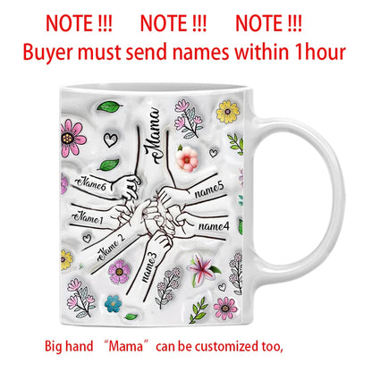 Personalized Mom & Kids Name Mug