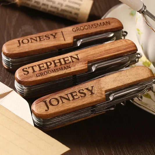 Name Laser Engraved Multi Use Pocket Tool