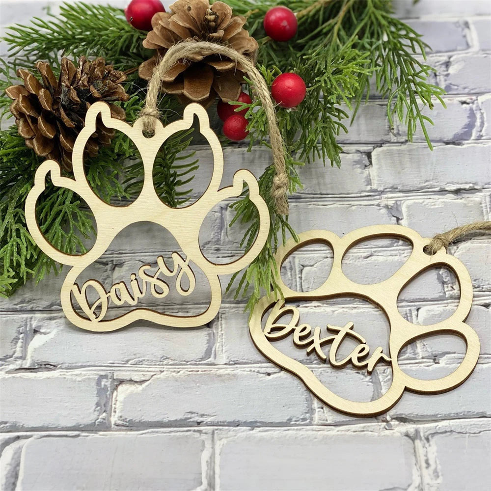 Personalized Christmas Pet Name Ornament