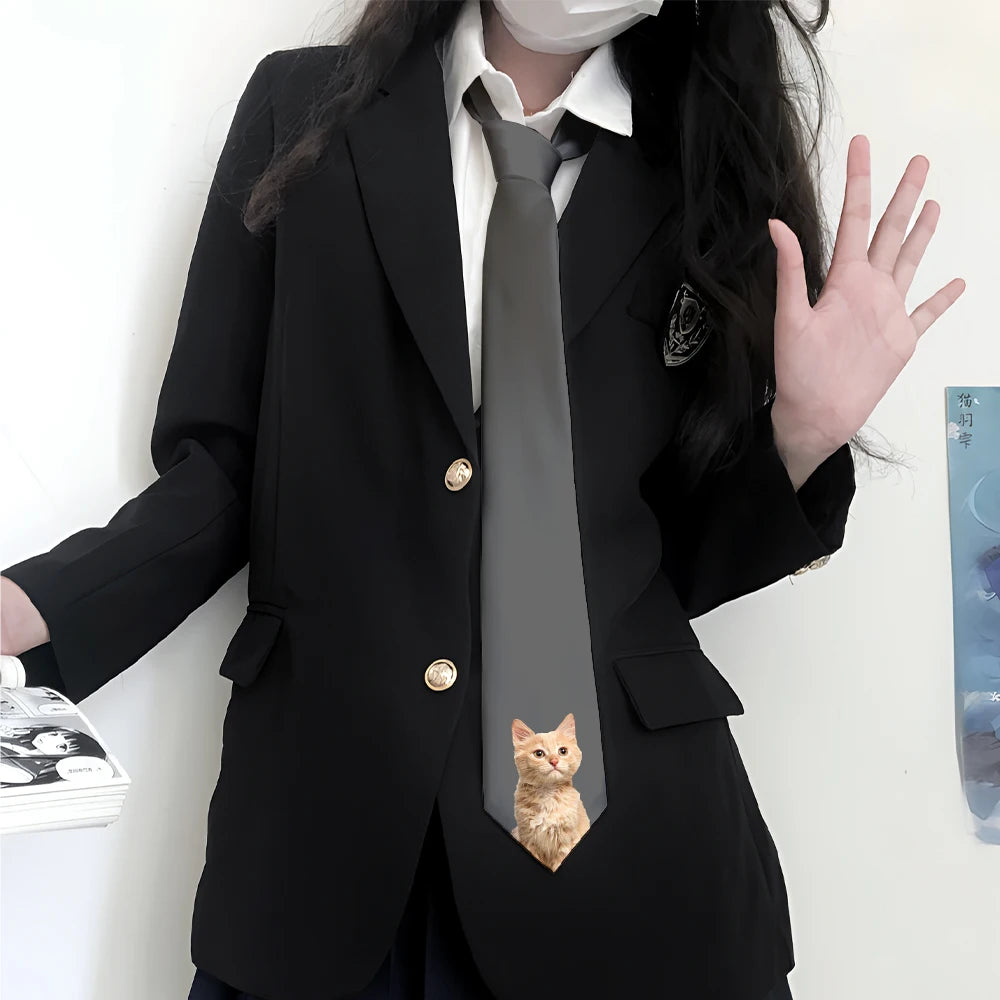 Customized pet photo on tie