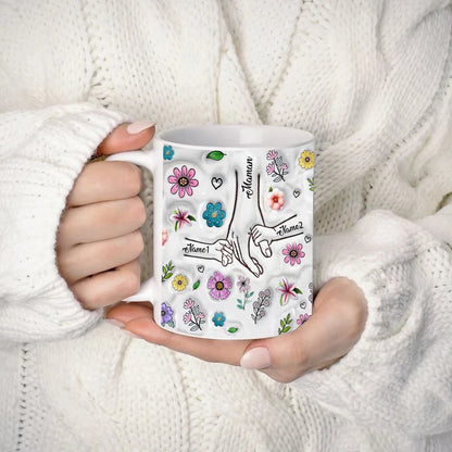 Personalized Mom & Kids Name Mug