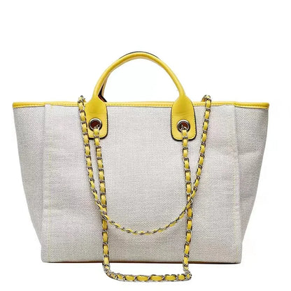 Custom Monogram Name Canvas Tote Bag